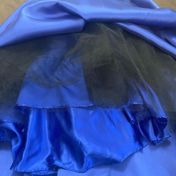 The Secret Dress Off the Shoulders Elegant Blue Formal Prom Dress - Picture 13 of 16